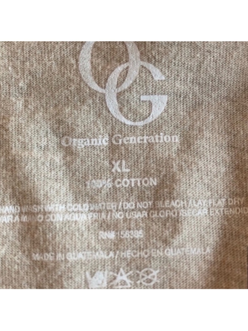 Organic Generation NWT graphic T-shirt eco friendly cotton size extra large - Picture 7 of 7